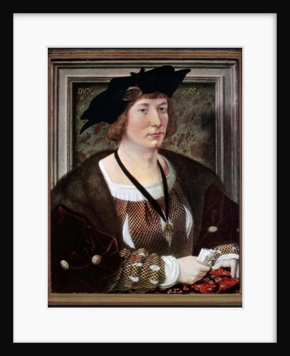 Portrait of Hendrik III, Count of Nassau-Breda by Jan Gossaert