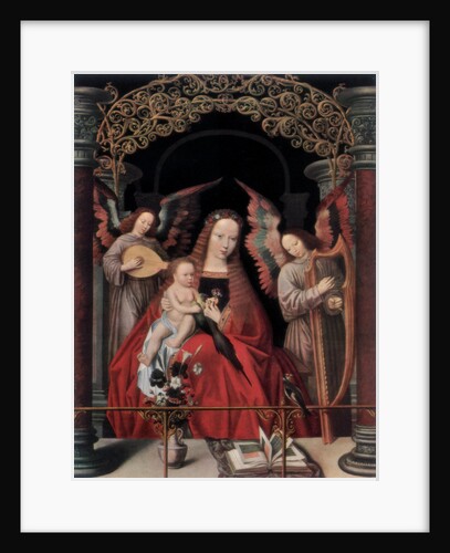 The Madonna and Child with Angels by Adriaen Isenbrandt