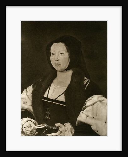 Anne, Marquise de Veere, wife of Adolphe De Bourgogne by Jan Gossaert