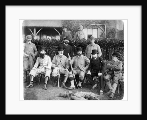 Mount Edgcumbe, Group Photo with Edward VII by Anonymous