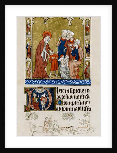 Christ being found by his mother in the temple disputing with doctors by Anonymous