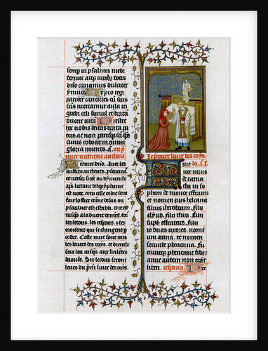 Hannah before Eli the high priest by Anonymous