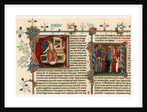 Illuminated initial letters by Anonymous