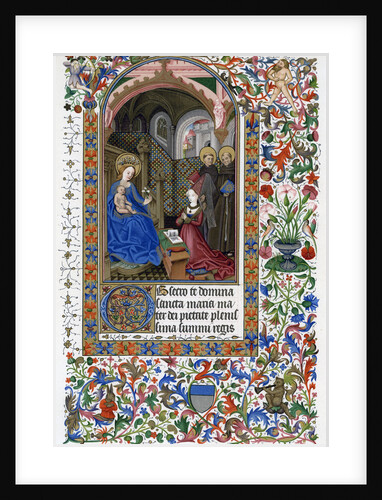 Amadee de Saluces and the Virgin by Anonymous
