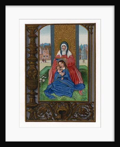 St Anne with the Virgin and child by Anonymous