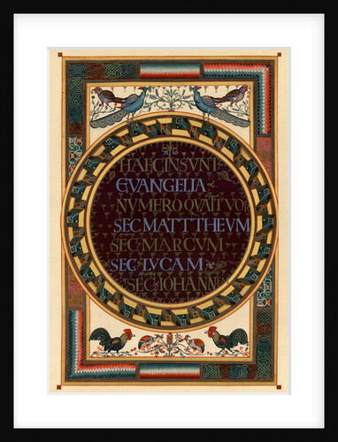 Names of the four Evangelists, c800 AD by Anonymous