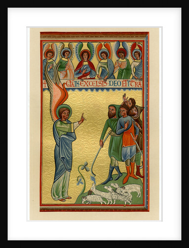 The angel and the shepherds by Anonymous