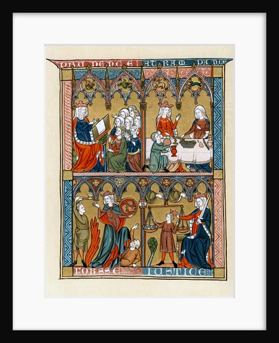 Prudence, Temperance, Fortitude and Justice by Anonymous