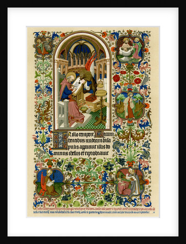 St Mark writing his gospel by Workshop of the Master of the Duke of Bedford