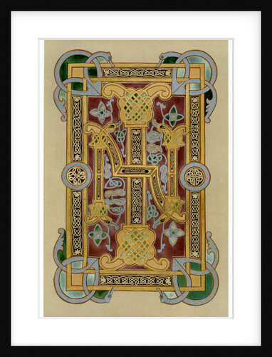 Illuminated initials 'I' and 'N' by Anonymous