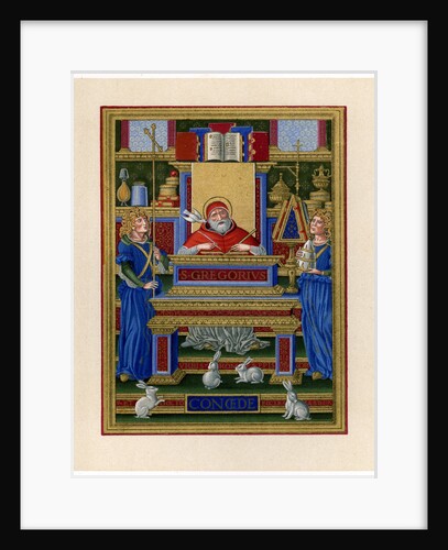 St Gregory the Great receiving inspiration from the Holy Spirit by Anonymous