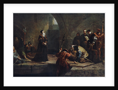 Thomas Cranmer at the Traitor's Gate by Frederick Goodall