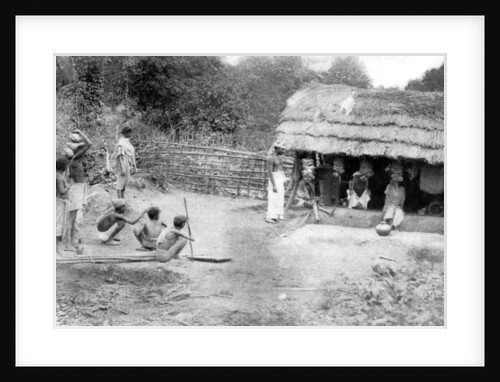 Village outcasts shopping in south India by Anonymous
