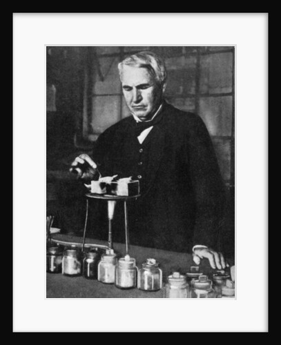 Thomas Alva Edison, American inventor and businessman by Anonymous