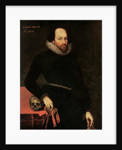 The Ashbourne Portrait of Shakespeare by Cornelius Ketel