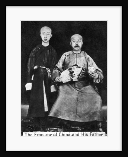The Emperor of China and his father by Ogden's Guinea Gold Cigarettes