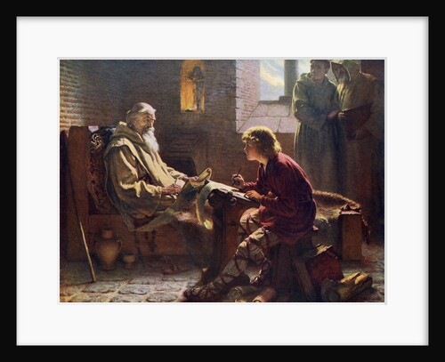 The Venerable Bede Translating the Last Chapter of St John by James Doyle Penrose