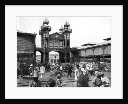 The market place, Port-au-Prince, Haiti by Anonymous