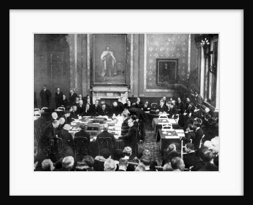 Signing the Locarno Treaties at the British Foreign Office, London by Anonymous