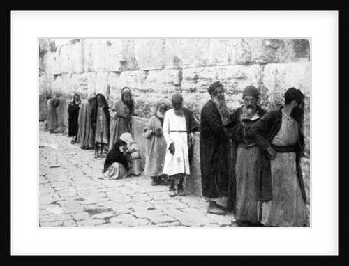 The Jews Wailing Place, Jerusalem by Anonymous