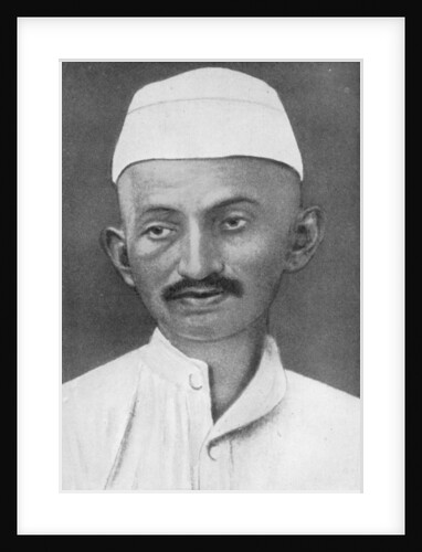 Mohandas Karamchand Gandhi (1869-1948), Indian nationalist leader by Anonymous