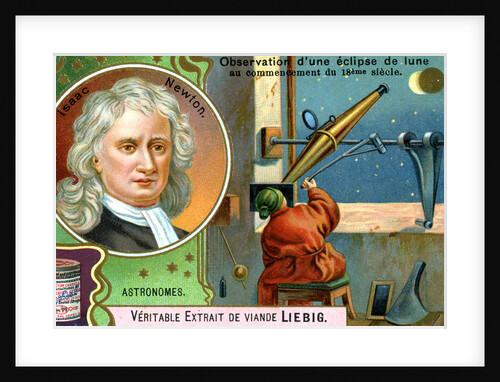 Isaac Newton, English mathematician, astronomer and physicist by Anonymous