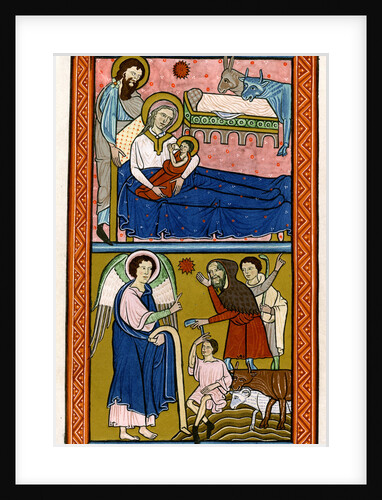 The Nativity and the Annunciation to the Shepherds by Anonymous