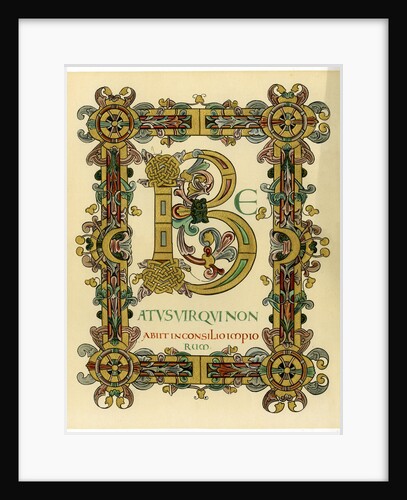 Initial letter 'B' by Anonymous