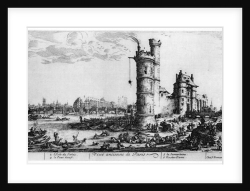 Vue Ancienne de Paris by Jacques Callot