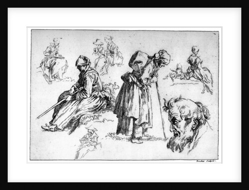 Diverse Figures by François Boucher