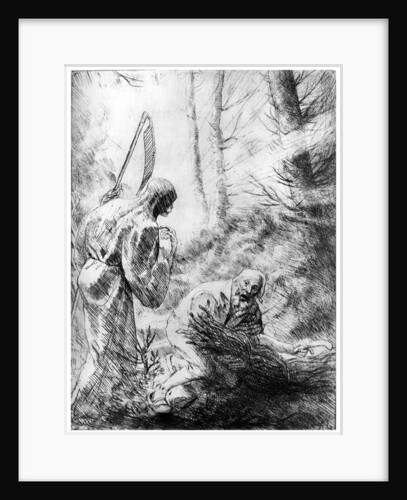 Death of a Woodhewer by Alphonse Legros
