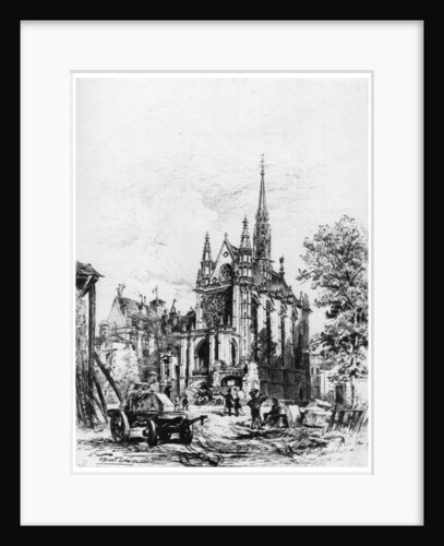 La Sainte-Chapelle by Alfred-Louis Brunet-Debaines