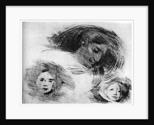 'Rough sketch by Eugene Carriere