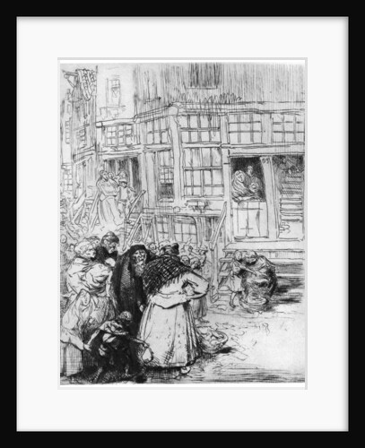 Quartier Juif a Amsterdam by Auguste Lepere