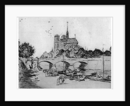 Notre Dame by Jean Francois Raffaelli