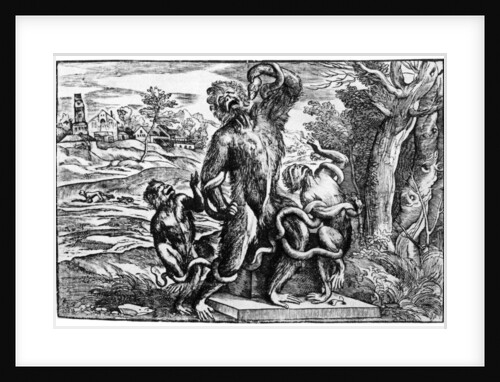 Caricature of the Laocoon group by Nicolo Boldrini