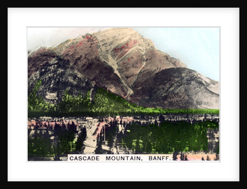 Cascade Mountain, Banff, Alberta, Canada by Cavenders Ltd