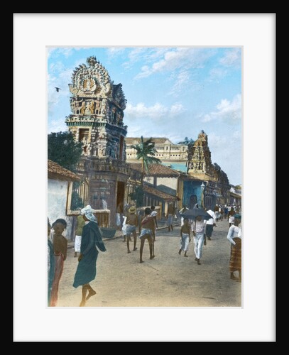 Hindu temple in the Pettah, Colombo, Ceylon by Anonymous
