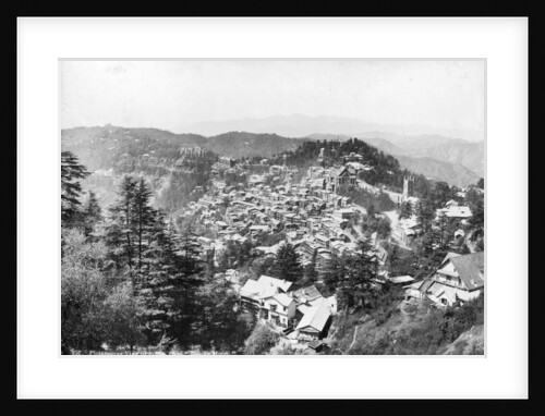 View of Shimla, from 'Bonnie Moon', India by Anonymous