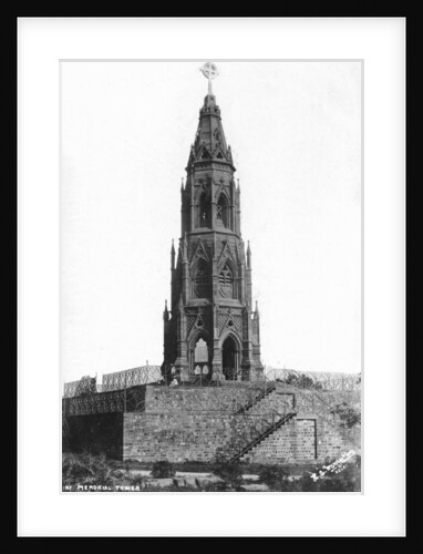 The Mutiny Memorial tower, Delhi, India by Anonymous