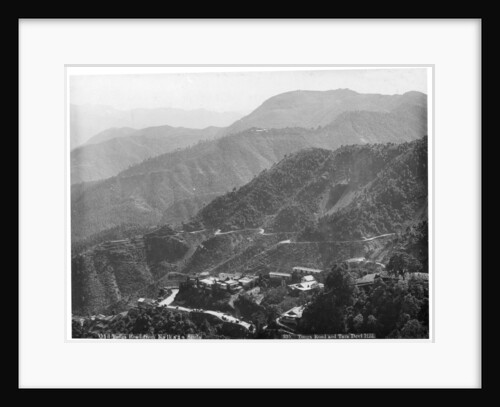 Old Tonga road from Kalka to Simla, India by Anonymous