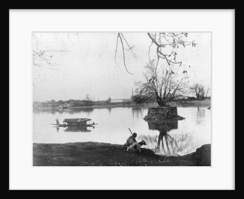 Jhelum river, Shadipur, Kashmir, India by F Bremner