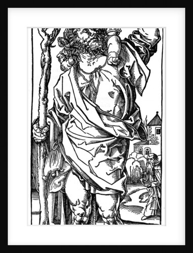 St Christopher carrying the Infant Christ by Albrecht Dürer