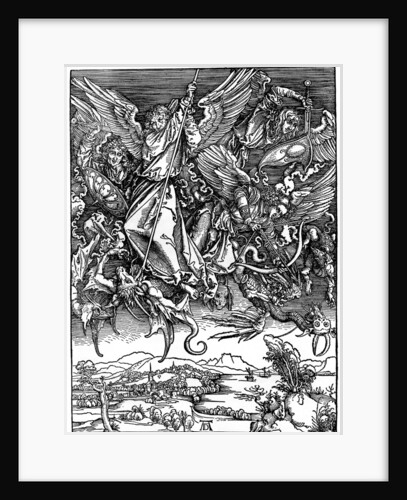 St Michael Battling with the Dragon by Albrecht Dürer