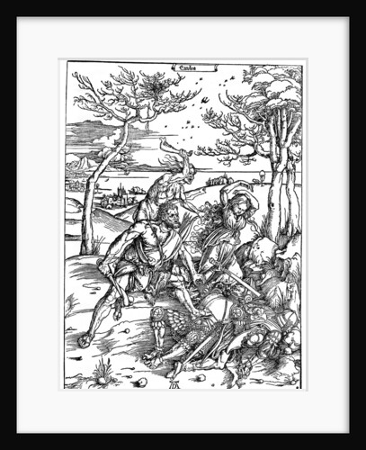 Hercules Killing the Molionides by Albrecht Dürer