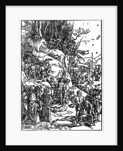 Martyrdom of the Ten Thousand Christians on Mt Ararat by Albrecht Dürer