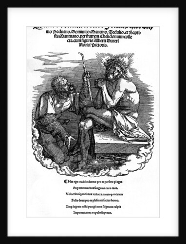 Titlepage to the series 'The Great Passion' by Albrecht Dürer