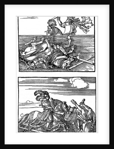 Tournament scenes by Albrecht Dürer
