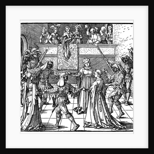 Dance by Torchlight, Augsburg by Albrecht Dürer