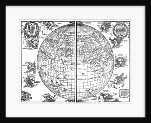 Johannes Stabius map of the world by Albrecht Dürer